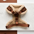 Load image into Gallery viewer, Brown Aviator Adjustable Neck Harness