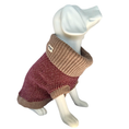 Load image into Gallery viewer, Burgundy Merino Lambswool Dog Jumper