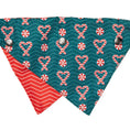 Load image into Gallery viewer, Candy Canes Bandana & Bow Tie