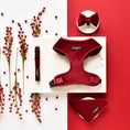 Load image into Gallery viewer, Luxe Velvet Bow Tie - Berry Red