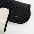 Load image into Gallery viewer, Luxe Quilted Dog Coat Midnight Black