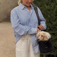 Load image into Gallery viewer, Black Quilted Dog Carrier
