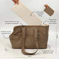 Load image into Gallery viewer, Cotswold Check Dog Carrier