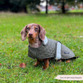 Load image into Gallery viewer, Luxe Quilted Dog Coat Countryside Khaki
