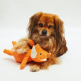 Load image into Gallery viewer, Woodland Fox Plush Dog Toy