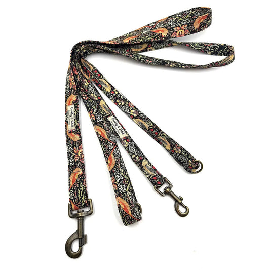 Strawberry Thief Print Dog Lead