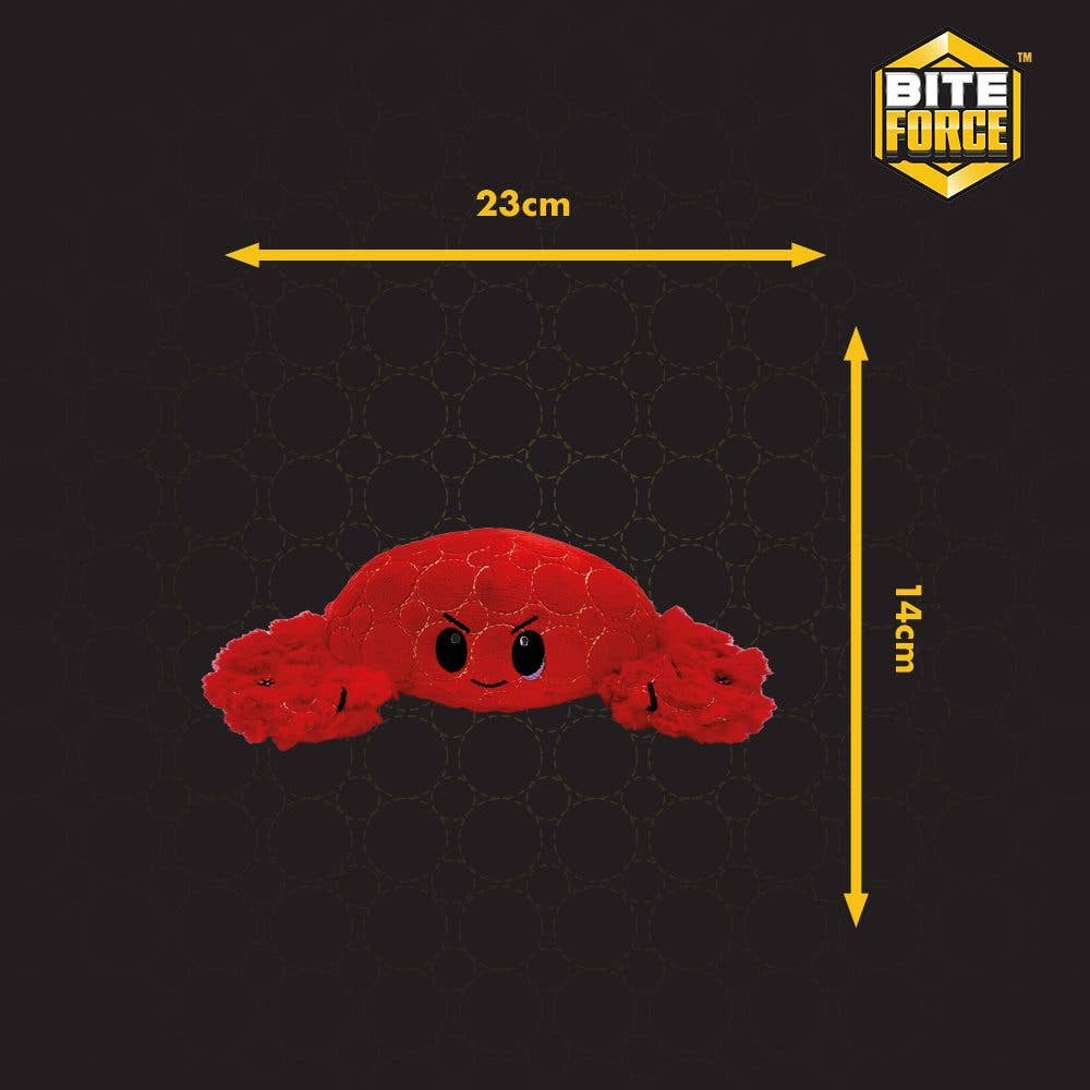 Bite Force Built With Kevlar Tough Plush Crab