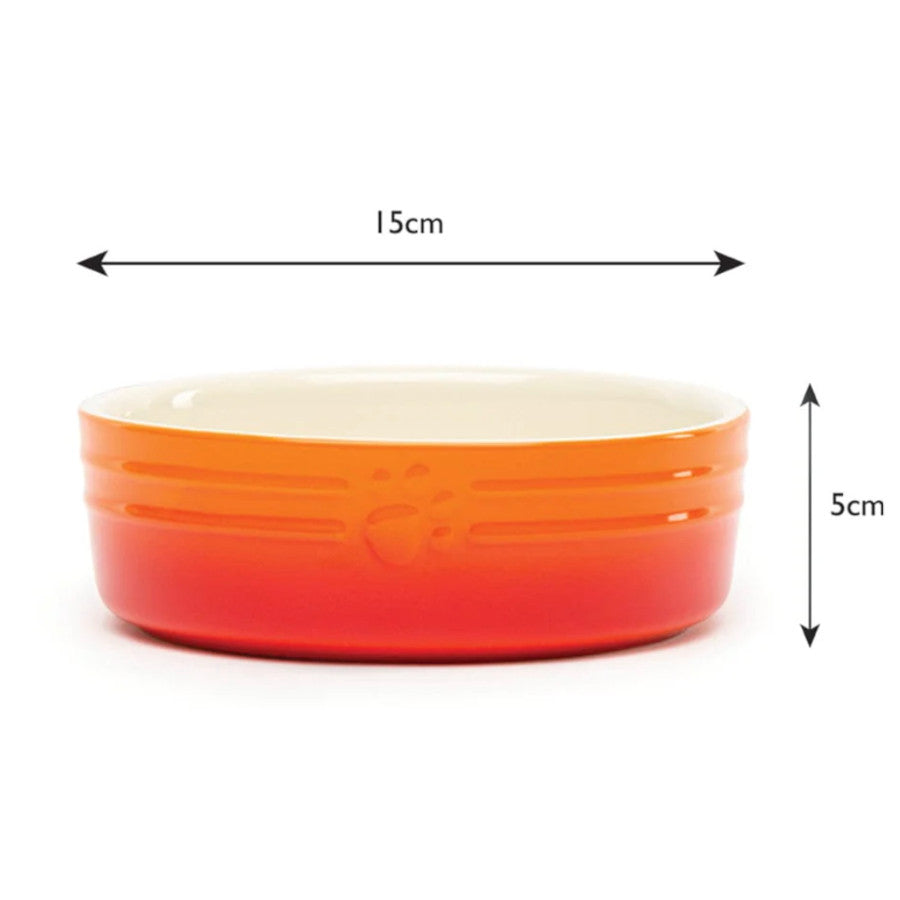 Ombre Food Bowl Orange