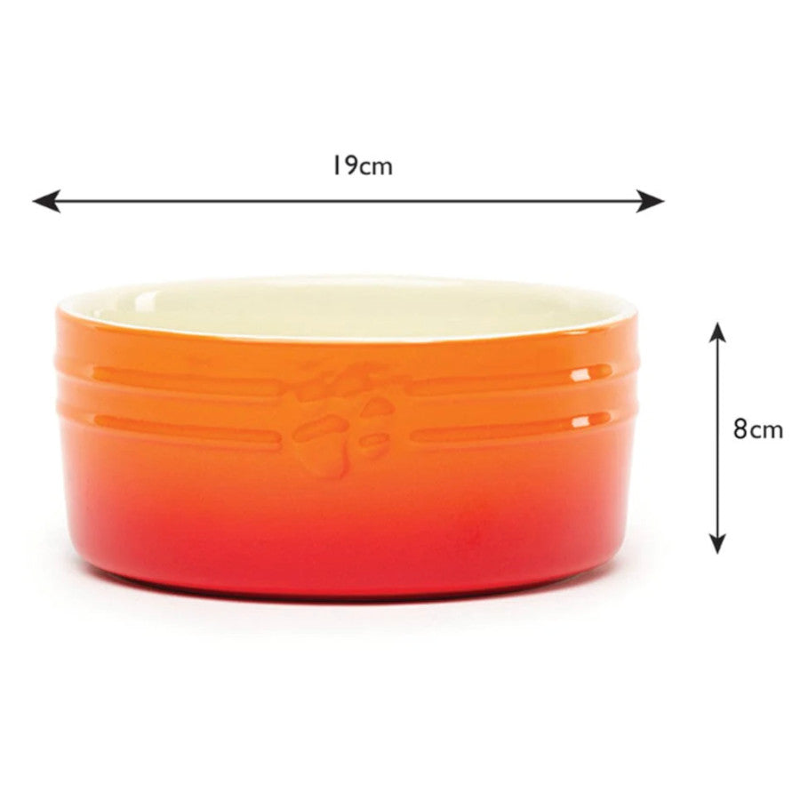 Ombre Food Bowl Orange
