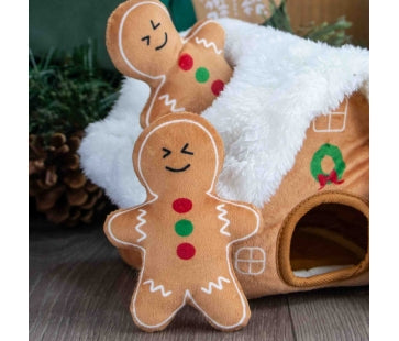 Gingerbread Snuffle House Dog Toy
