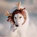 Load image into Gallery viewer, Reindeer Dog Snood
