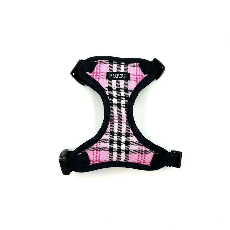 Pinkberry Check Cat Harness & Lead
