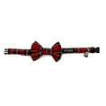 Load image into Gallery viewer, Red Tartan Cat Bowtie
