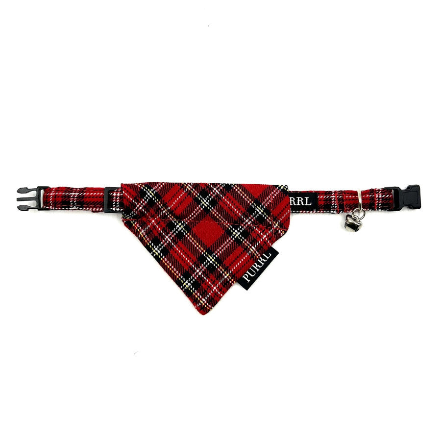 Red Tartan Cat Bandana