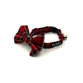 Load image into Gallery viewer, Red Tartan Cat Bowtie
