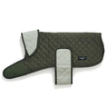 Load image into Gallery viewer, Luxe Quilted Dog Coat Countryside Khaki
