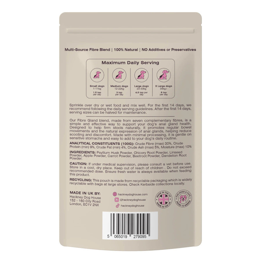 Fibre Gland - Anal Gland Support Topper for Dogs