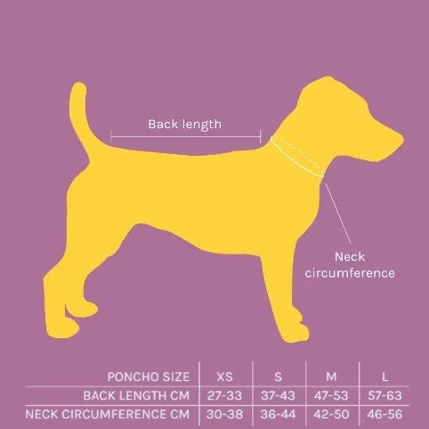 City Lights Dog Poncho