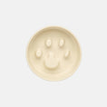 Load image into Gallery viewer, Icon Slow Feeder Dog Bowl Cream
