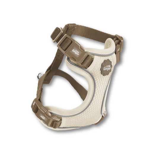 Small Pet Harness - Cafe Latte
