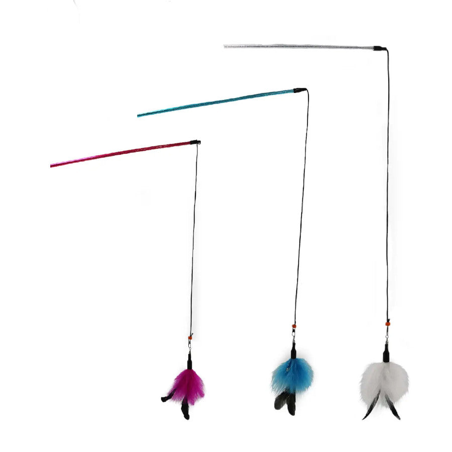 Feather Bell Cat Dangler