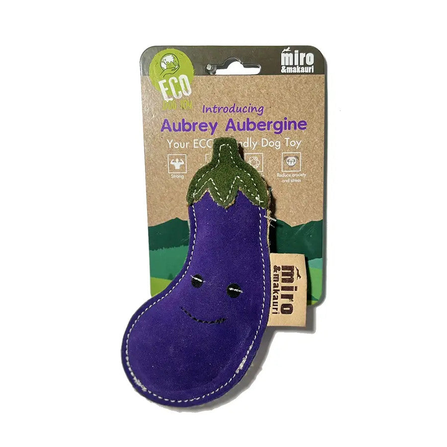 Eco Dog Toy Aubrey Aubergine
