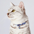 Load image into Gallery viewer, Handmade Kimono Pattern Cat Collar
