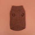 Load image into Gallery viewer, Cable Knit Jumper Hot Coco
