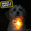 Load image into Gallery viewer, Orange Night safety Soft Blinker
