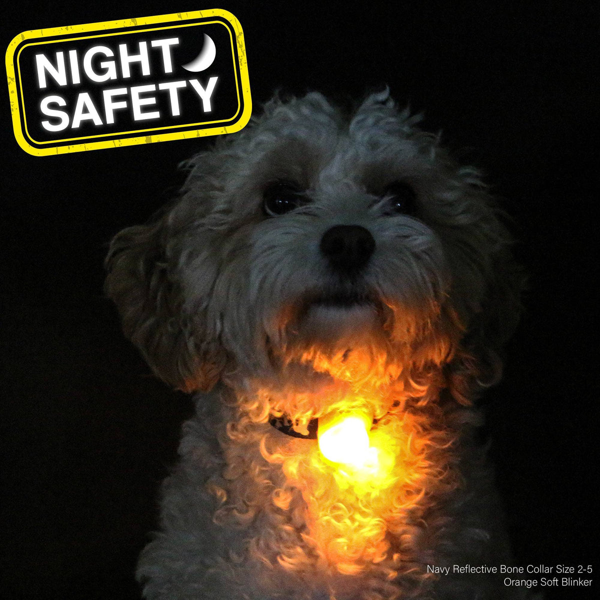 Orange Night safety Soft Blinker