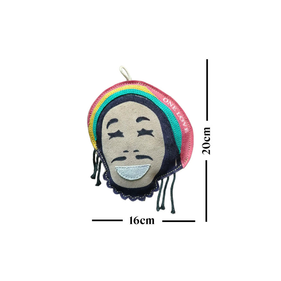 Mr Tuff Eco-Friendly Suede and Jute Dog Toy