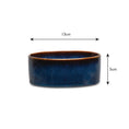 Load image into Gallery viewer, Reactive Glaze Pet Bowl Midnight Blue
