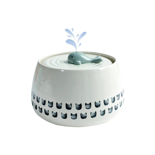 Whale Cat Water Fountain