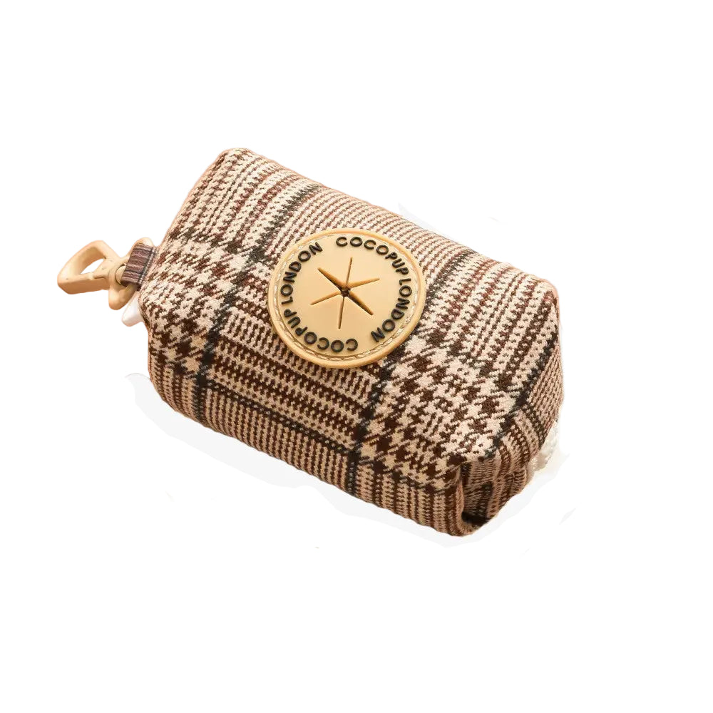 Plaid Poo Bag Holder
