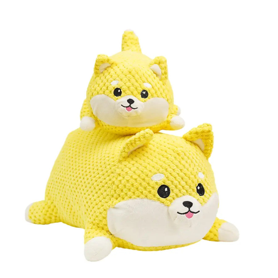 Squeaky Corgi Plush Dog Toy