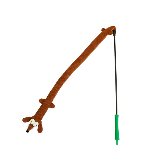 Dachshund Teaser Wand For Cats