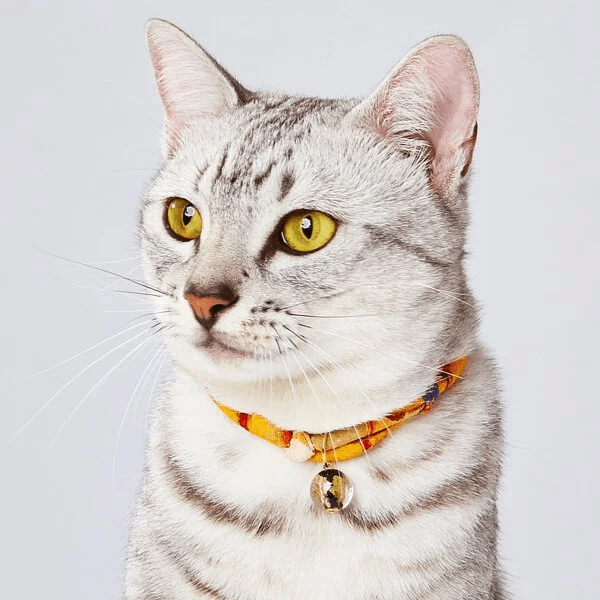 Handmade Kimono Pattern Cat Collar
