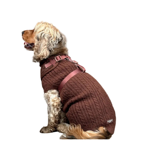 Cable Knit Jumper Hot Coco