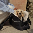 Load image into Gallery viewer, Black Quilted Dog Carrier
