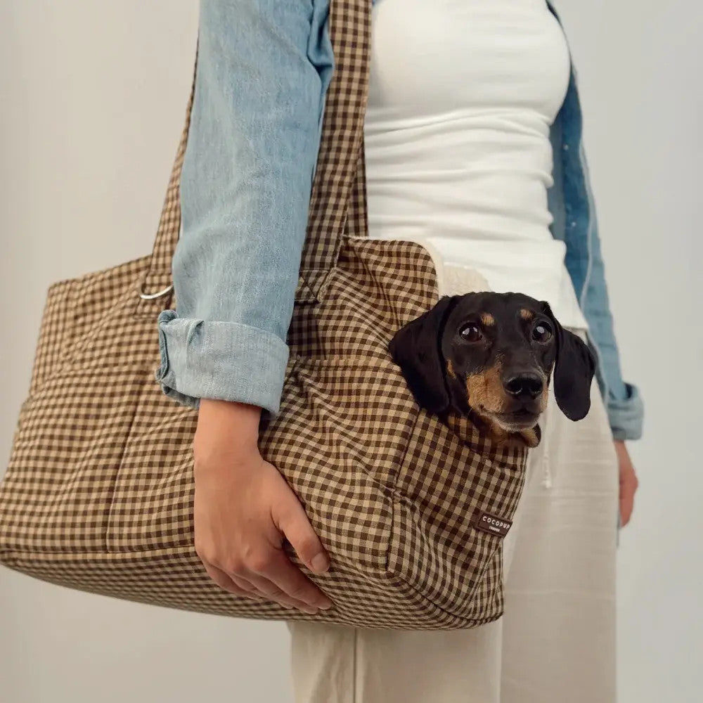 Cotswold Check Dog Carrier