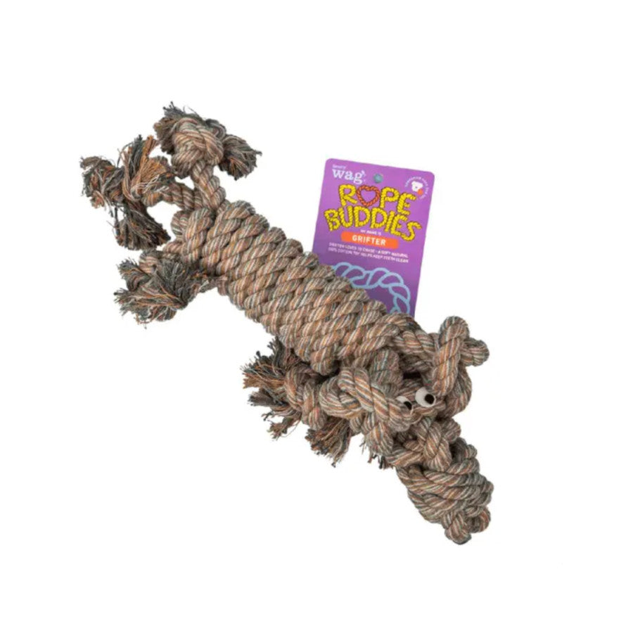 Rope Buddy Toy Brown Dog