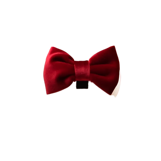 Red velvet bow tie