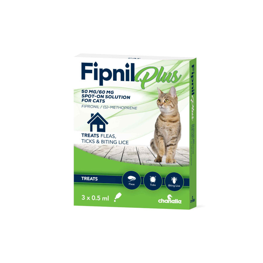 Fipnil Plus Spot-On Flea, Tick & Lice Treatment for Cats 50mg