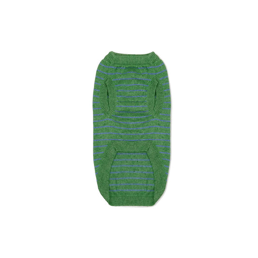 Green Striped Cat Jumper