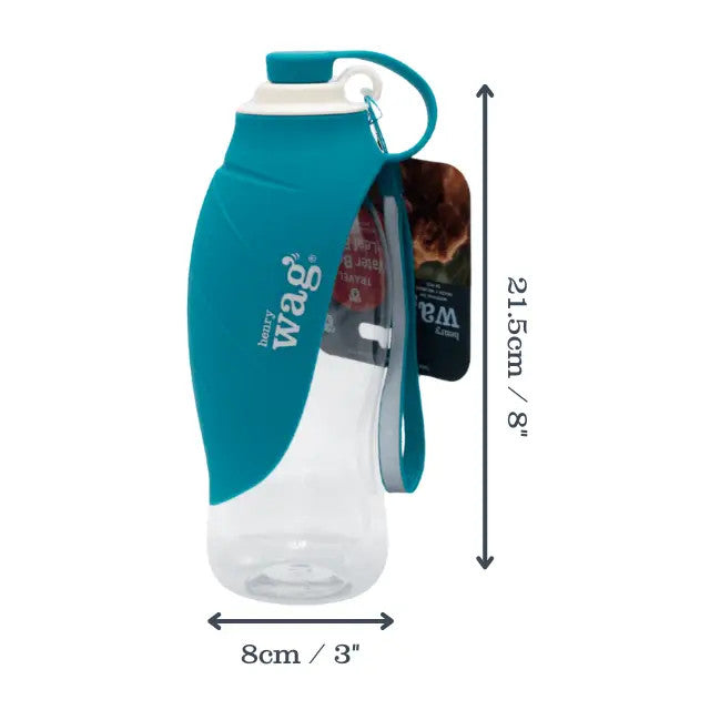Pet Water Bottle With Leaf Bowl