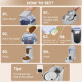 Load image into Gallery viewer, HWONMTE Automatic Cat Feeder & Water Dispenser

