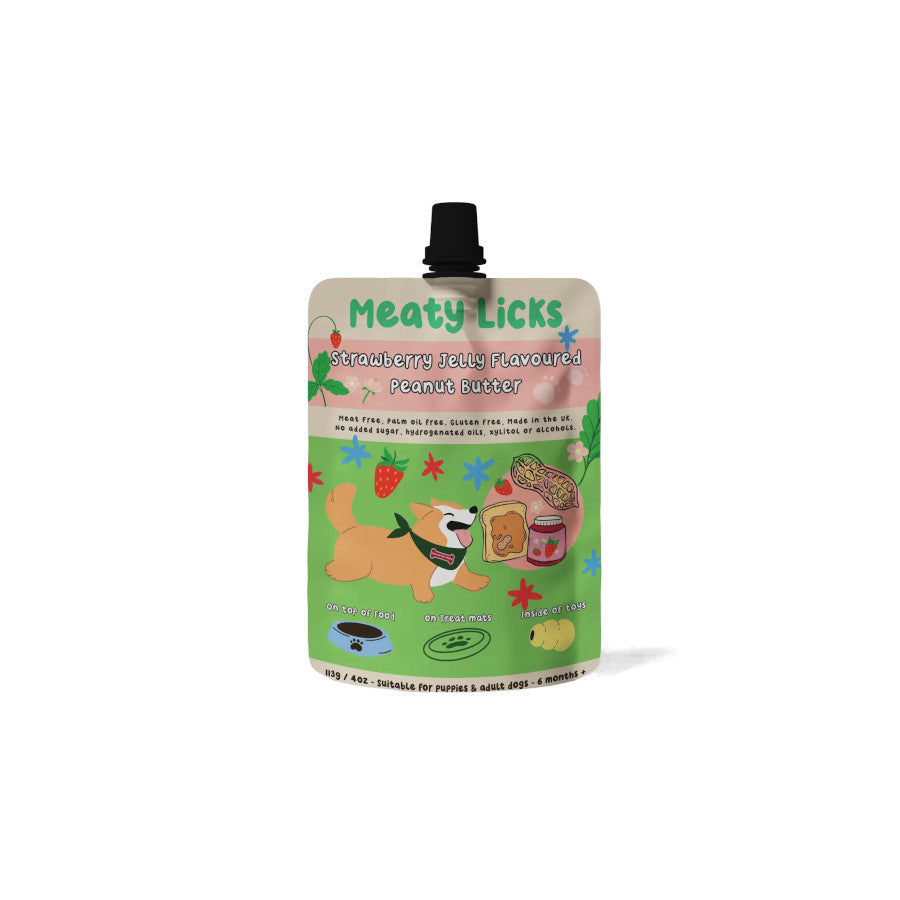 Strawberry Jam Peanut Butter Pouch For Dogs