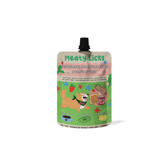 Strawberry Jam Peanut Butter Pouch For Dogs