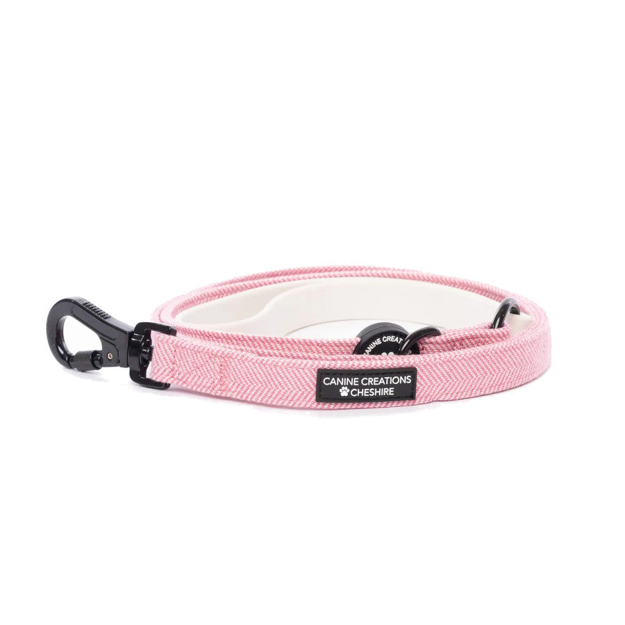 Pink Herringbone Lead