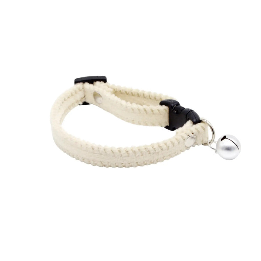 Plush Pet Collar With Bell